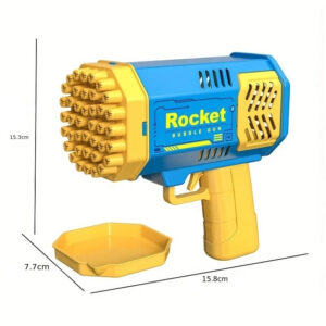 Elektrisk automatisk boblepistol, boblemaskine til børn Bazooka raket Užsisakykite Trendai.lt 23