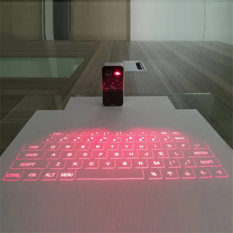 Laser trådløst tastatur til computer og telefon med projektor Užsisakykite Trendai.lt 8